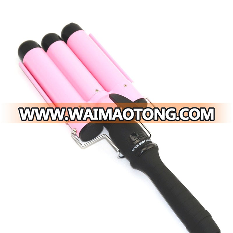 3 rollers in one fast hair style professional salon hair curler