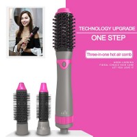 As Seen On TV New Upgraded One Step Multi-functional Straightening Hot Air Brush 3-in-1 Hair Dryer Brush Styler