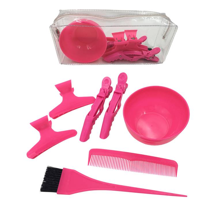 Fyb Plastic Hair Coloring Tools Kit With Bowls Brushes And Combs