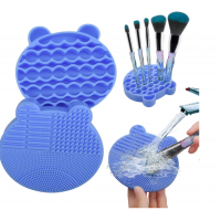 Portable Cosmetic Brush Dryer Pad Washing Tool Silicone Brush Cleaning Mat