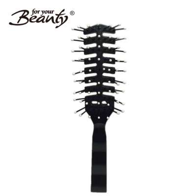 High-end Custom Private Label Professional detangling massage nylon pins plastic vent hair brush