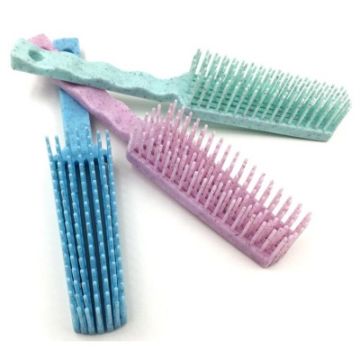 Popular custom detangle Vented 7 rows hair brush