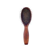 EUREKA PA91907 Engraved Wooden Nylon Pins Hair Brush Wood Hair Brush Massage Classical Style Hair Brush